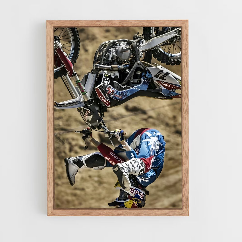 Poster Saut Élyséen – affiche Motocross freestyle (vue 4)
